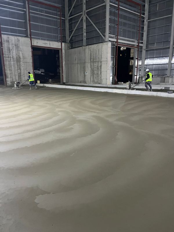 Perdahlı beton yüzey uygulaması